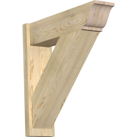 Ekena Millwork Traditional Rough Sawn Traditional Outlooker, Douglas Fir, 8"W x 30"D x 30"H OUT08X30X30TRA01RDF